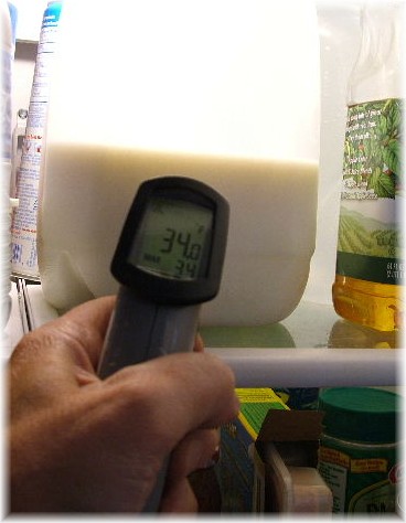 Lybeck Home Inspection Service - Refrigerator Temperature